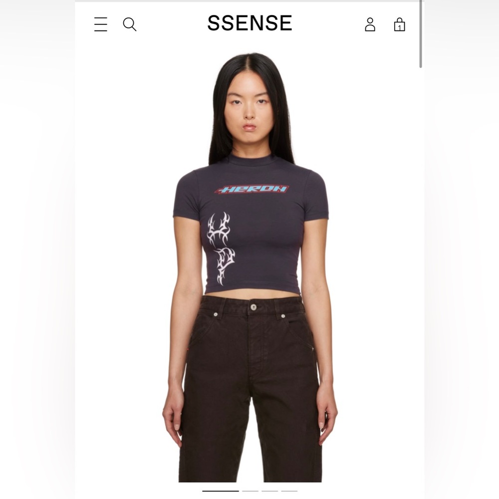 Heron Preston women’s  Biker top size M